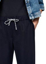 MARC CAIN SPORTS Navy Washington Pull-On Trousers | ZS 81.05 W02