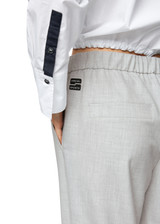 MARC CAIN SPORTS Silver Grey Washington Pull-On Trousers | ZS 81.05 W02