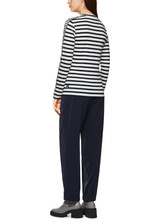 MARC CAIN SPORTS Navy Maritime Striped Shirt | ZS 48.13 J37