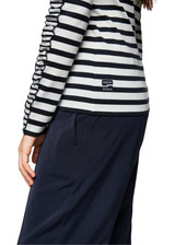 MARC CAIN SPORTS Navy Maritime Striped Shirt | ZS 48.13 J37