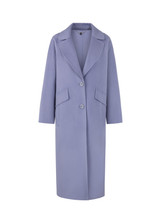 MARC CAIN COLLECTIONS Bluish Violet Soft Wool Coat | ZC 11.02 W33