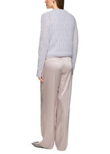MARC CAIN COLLECTIONS Light Desert Taupe Wukari Trousers In Hammered Satin | ZC 81.12 W46
