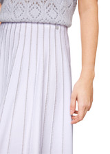 MARC CAIN COLLECTIONS Soft Lavender Knitted In Germany A-Line Skirt | ZC 71.09 M19