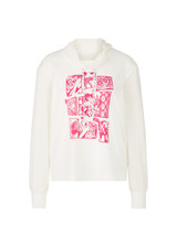MARC CAIN SPORTS Off-White Blouse Shirt With Print | ZS 55.05 J47