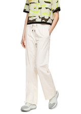 MARC CAIN SPORTS Bright Ecru Washington Wide Corduroy Trousers | ZS 81.16 W21