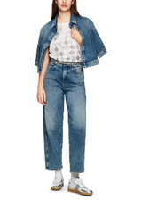 MARC CAIN SPORTS Off-White Rethink Together Sparkling T-Shirt | ZS 48.20 J33