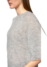 MARC CAIN SPORTS Silver Grey Knitted In Germany Soft Jumper | ZS 41.21 M01