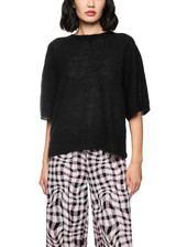 MARC CAIN SPORTS Black Knitted In Germany Soft Jumper | ZS 41.21 M01
