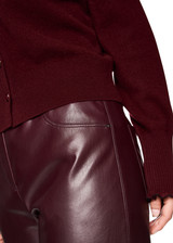 MARC CAIN COLLECTIONS Bright Maroon Welkom Wide Fit Trousers | ZC 81.36 J25