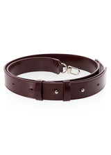 MARC CAIN COLLECTIONS Bright Maroon Elegant Handbag With Logo Buckle | ZC TI.02 L07