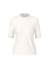 MARC CAIN COLLECTIONS Off-White T-Shirt With Lurex Details | ZC 48.07 J15