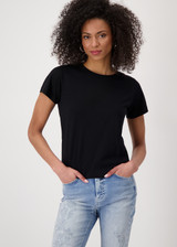 MONARI Black Basic T-Shirt | 409761