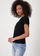 MONARI Black Basic T-Shirt | 409761