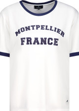 MONARI White T-Shirt With Decorative Lettering | 409797