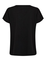 MOS MOSH Black Mmdayo V-Neck Tee | 170940
