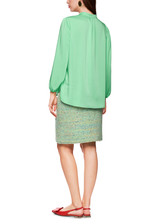MARC CAIN COLLECTIONS Bright Apple Green Elegant Blouse | ZC 51.03 W08