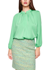 MARC CAIN COLLECTIONS Bright Apple Green Elegant Blouse | ZC 51.03 W08