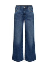 MOS MOSH Mid Blue Mmdara Deco Jeans | 172470