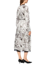 MARC CAIN COLLECTIONS Smoke Printed Dress In Viscose | ZC 21.27 W75