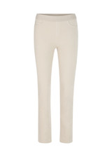 MARC CAIN COLLECTIONS Smoke Siena Slip-On Trousers In Velvet | ZC 81.31 W48