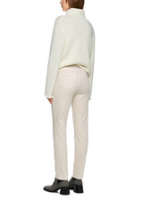 MARC CAIN COLLECTIONS Smoke Siena Slip-On Trousers In Velvet | ZC 81.31 W48