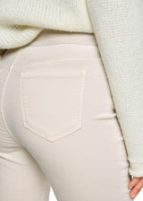 MARC CAIN COLLECTIONS Smoke Siena Slip-On Trousers In Velvet | ZC 81.31 W48