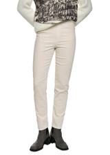 MARC CAIN COLLECTIONS Smoke Siena Slip-On Trousers In Velvet | ZC 81.31 W48