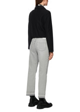 MARC CAIN COLLECTIONS Grey Forli Jeans With Flower Appliqué | ZC 82.07 D04