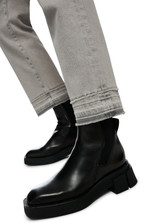 MARC CAIN COLLECTIONS Grey Forli Jeans With Flower Appliqué | ZC 82.07 D04