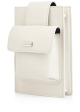 MARC CAIN COLLECTIONS Smoke Mini Leather Bag With Outer Pockets | ZC TM.01 L29