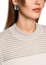 MARC CAIN COLLECTIONS Smoke Knitted In Germany Fine Knit Jumper | ZC 41.51 M49