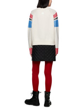 MARC CAIN SPORTS Off-White Pure Wool Chunky Knit Jumper | ZS 41.39 M56