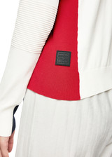 MARC CAIN SPORTS Off-White Rethink Together Jersey Knit Jumper | ZS 41.40 M58