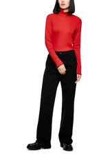 MARC CAIN SPORTS Cranberry Plain Long-Sleeved Turtleneck Shirt | ZS 48.43 J50