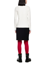 MARC CAIN SPORTS Off-White Long-Sleeved Shirt With Turtleneck | ZS 48.43 J77