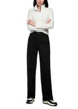 MARC CAIN SPORTS Black Wigan Rethink Together Wide Fit Jeans | ZS 82.14 D09