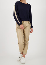 MONARI Blue Long-Sleeved Shirt With Stripes | 808834