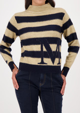 MONARI Blue Striped Jumper | 809123