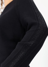 MONARI Black Sweater With Decorative Accents | 809131