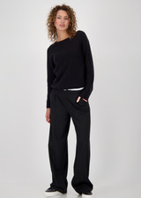 MONARI Black Sweater With Decorative Accents | 809131