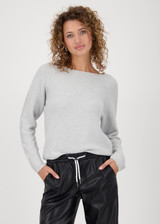 MONARI Gray Sweater With Decorative Accents | 809131