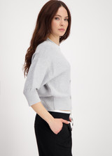 MONARI Gray Knitted Cardigan With Decorative Buttons | 808910