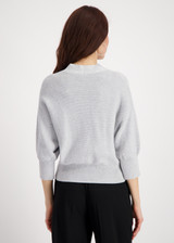 MONARI Gray Knitted Cardigan With Decorative Buttons | 808910