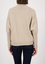 MONARI Brown Knitted Cardigan With Sequins | 808974