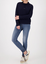 MONARI Blue Ribbed Jumper | 808990