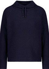 MONARI Blue Ribbed Jumper | 808990