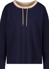 MONARI Blue Sweatshirt With Decorative Detail | 809009