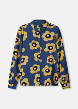 POM AMSTERDAM Blue Blouse - Mila Fleurs Parfaites | SP9256