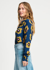 POM AMSTERDAM Blue Blouse - Mila Fleurs Parfaites | SP9256