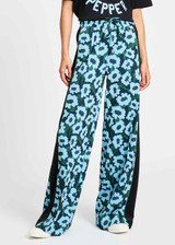 POM AMSTERDAM Blue Pants - Wild Flowers Blue | SP9301